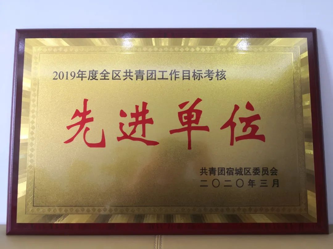             喜报！众安集团团委荣获共青团宿城区委两项表彰！